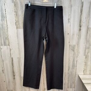 Women's New York & Company Dress Pants Straight Leg Business Gray Size 12